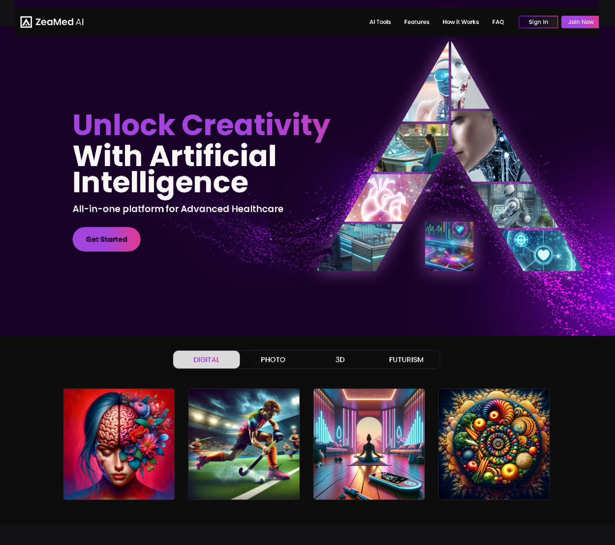 ZeamedAI Home Page