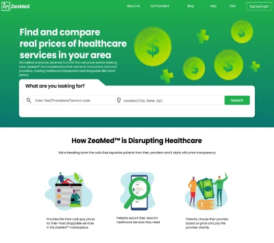 ZeaMed Home Page